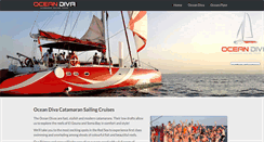 Desktop Screenshot of oceandiva-catamaran.com